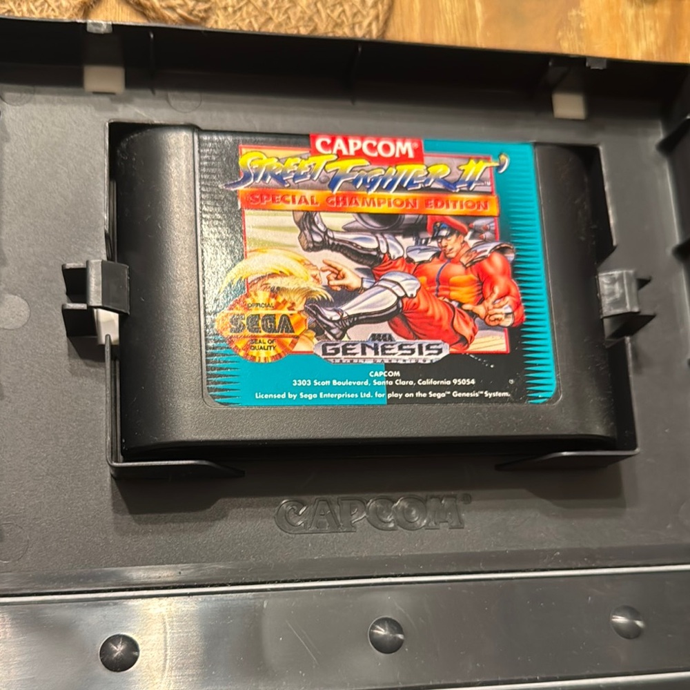 Street Fighter II Champion Edition for Sega Genesis - Black